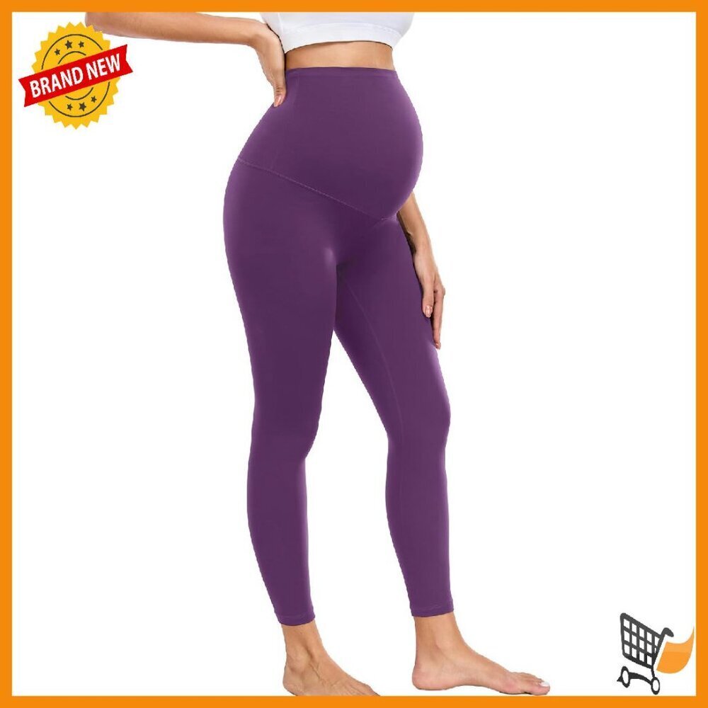 Maternity Leggings Over Belly Pregnancy Yoga Pants 25" Activewear